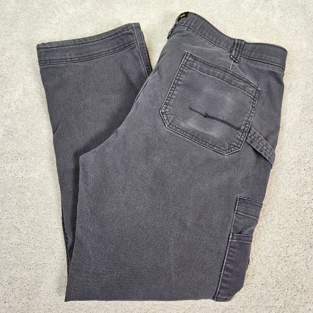 ARIAT REBAR M4 Work Pants‎ Mens Charcoal Grey Carpenter Utility 36x32 Industrial
